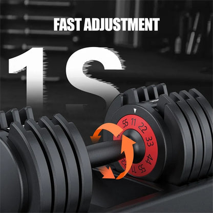 Set of Weight Adjusting Dumbbells