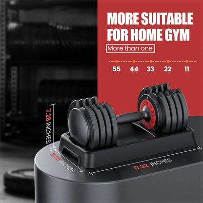 Set of Weight Adjusting Dumbbells